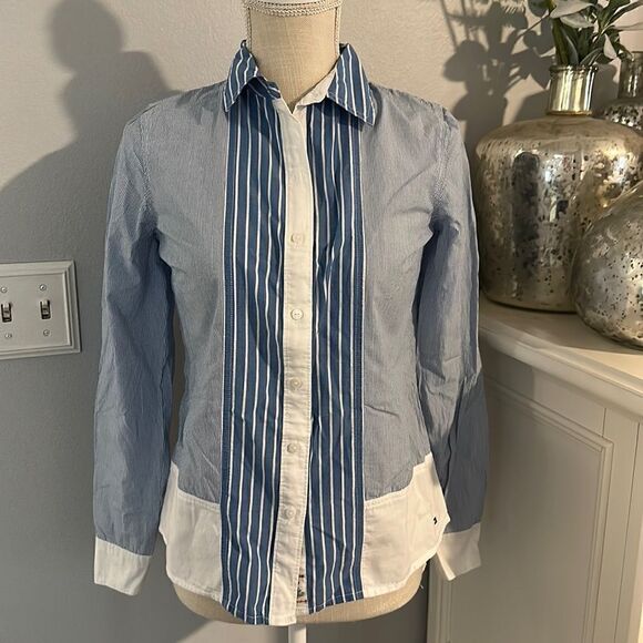 Woman’s Tommy Hilfiger Blouse Long Sleeve XS Petite - Picture 1 of 5